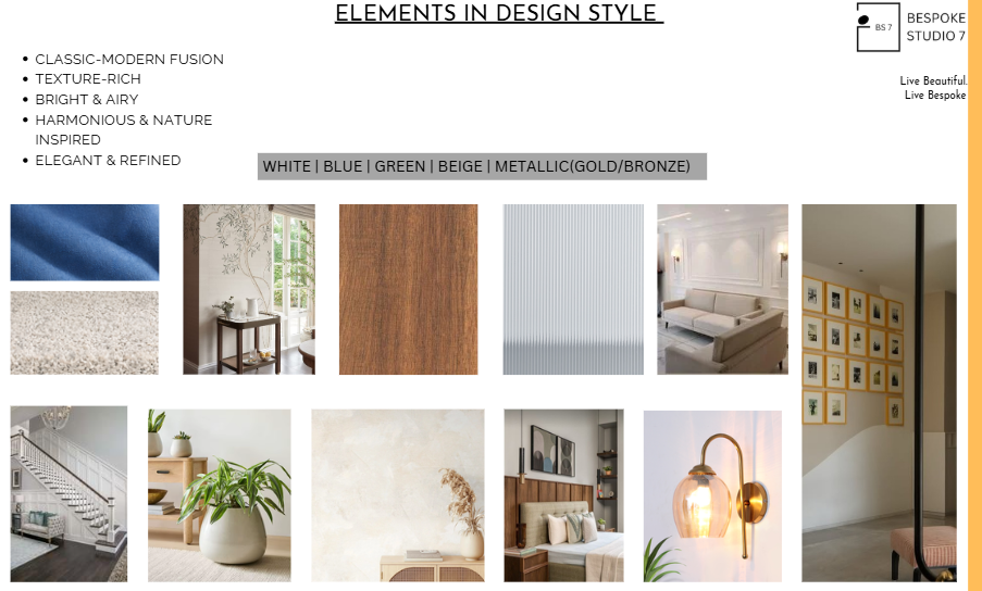 This kind of visual framework becomes the quiet anchor for the entire project - ensuring the home feels balanced and restorative, not just visually appealing.
